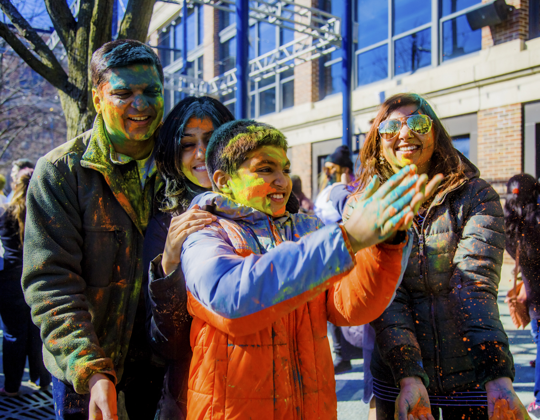 Celebrate Holi at Navy Pier this spring in Chicago. Photo by James Richards IV, courtesy of Navy Pier