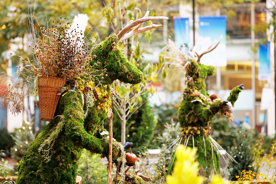 Get outside and enjoy the chill with a visit to Wintergarden on the Greenfield Lawn, which returns to Dilworth Park. Photo courtesy of Center City District