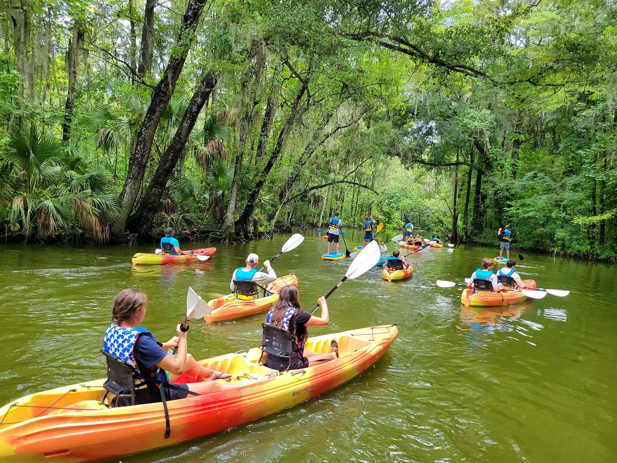 Orlando kayak rentals, like those from Adventure Outdoor Paddle, allow people to explore natural waterways.