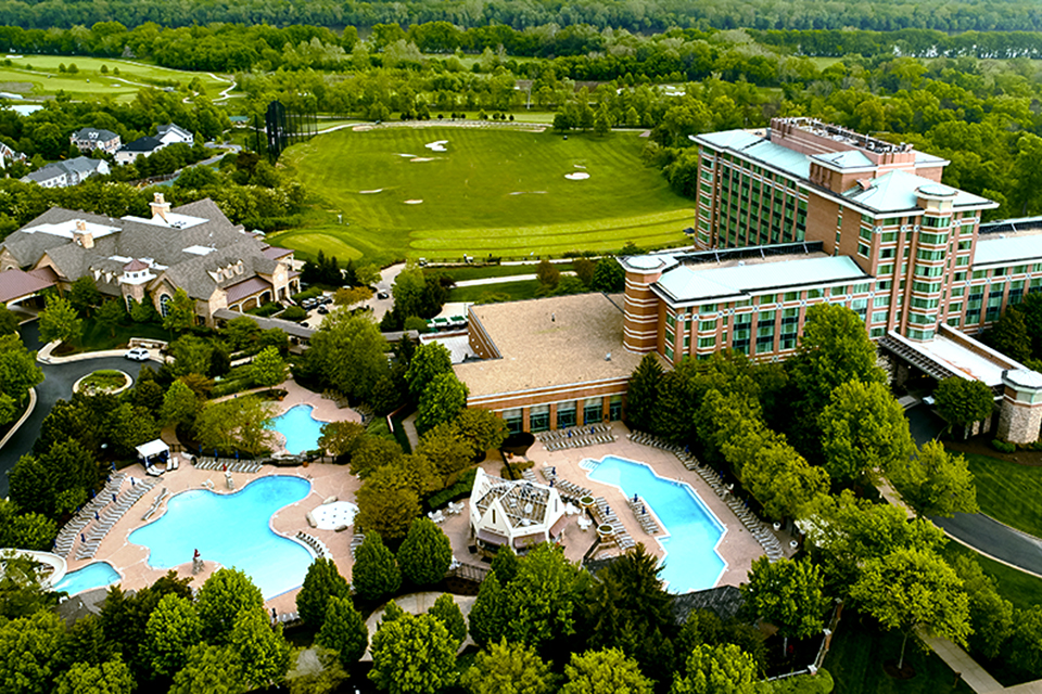 Lansdowne Resort is a 500-acre, AAA Four-Diamond, award-winning paradise right outside DC. Photo courtesy of Lansdowne Resort