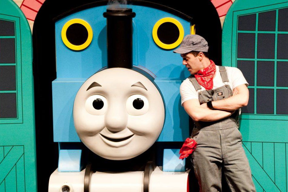 Thomas the Tank Engine returns to NYBG to star in a mini-performance on weekends in January. Photo courtesy of NYBG 