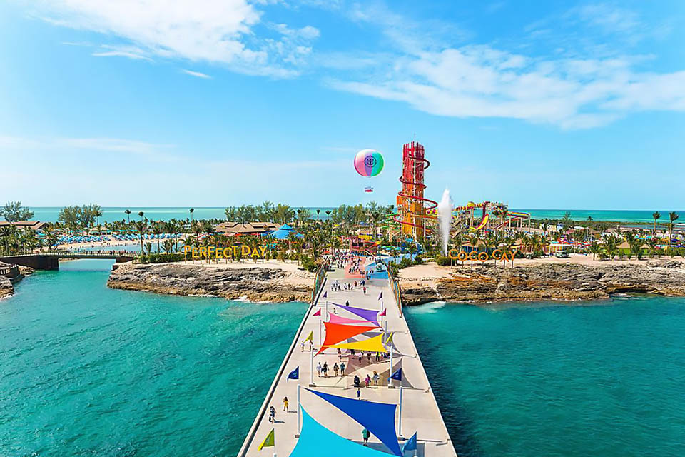 ​Cruise to Perfect Day CocoCay, a private Bahamas island. Photo courtesy of the Royal Caribbean
