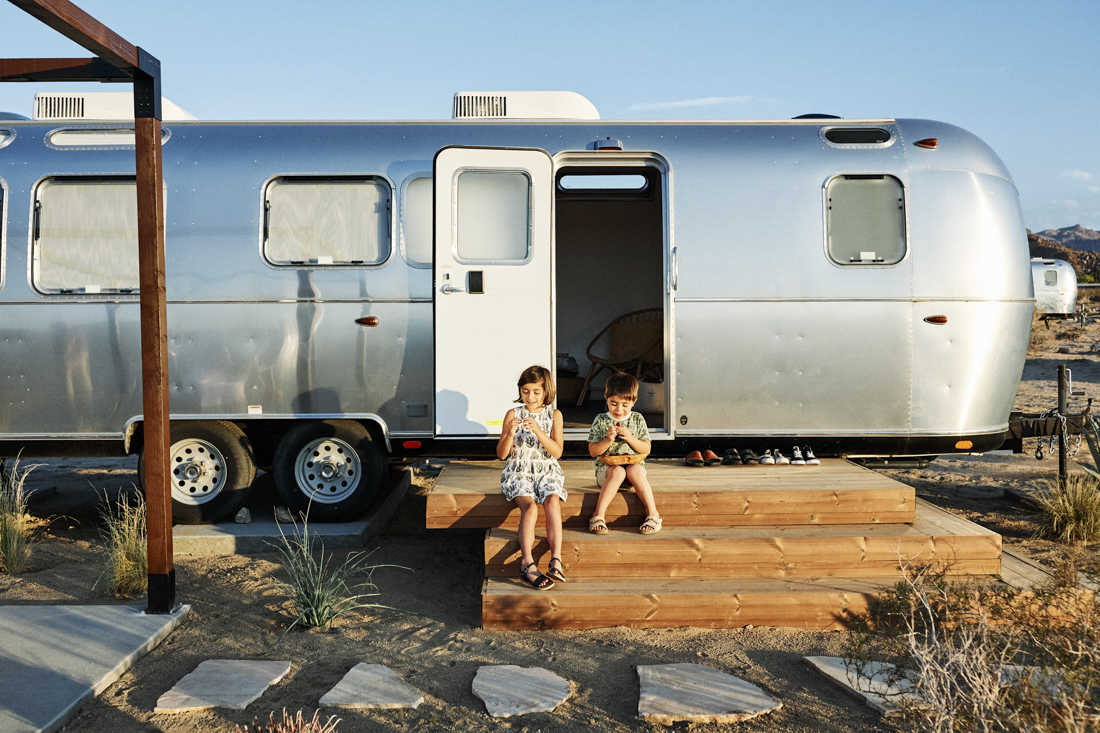  Joshua Tree Airbnbs, Hotels, and Campgrounds for Families: AutoCamp Joshua Tree