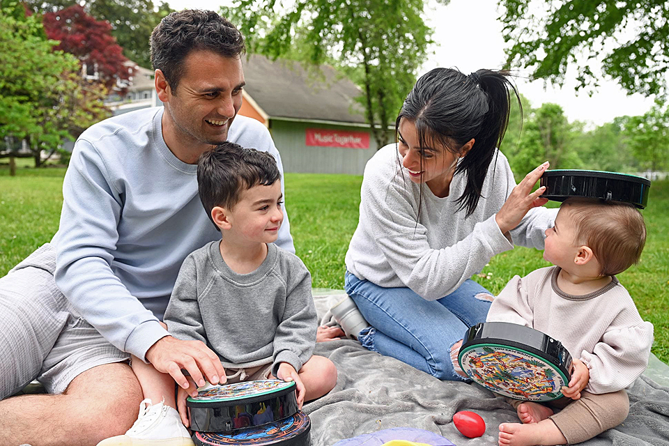 Moon River Mother and Child offers a variety of parent-and-me music classes that get the whole family grooving. Photo courtesy of Moon River Mother and Child