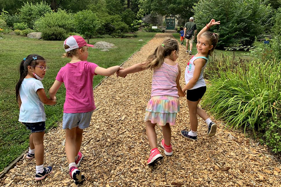 Make connections to the natural world at Bartlett camps. Photo courtesy of Bartlett Arboretum 