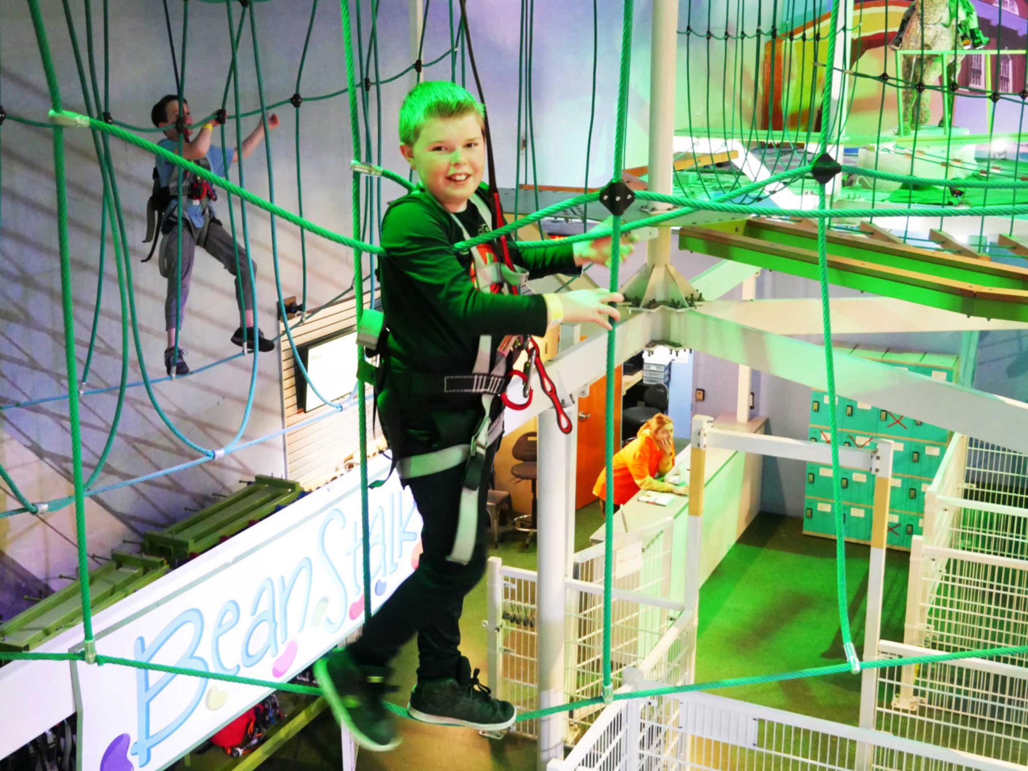 BeanStalk Adventure Ropes Course - Indoor playgrounds and play spaces