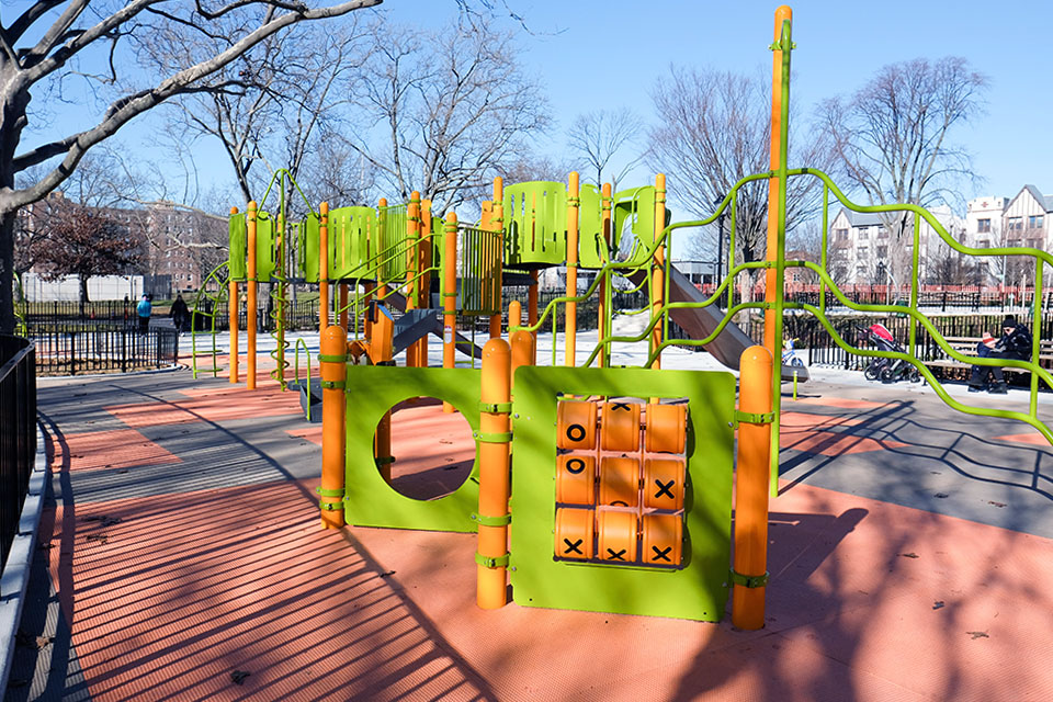 Bensonhurst Park Playground climbing structure