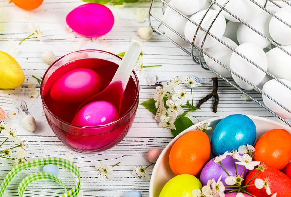 How to Dye Easter Eggs: Use natural or store-bought sye for beautiful hues.
