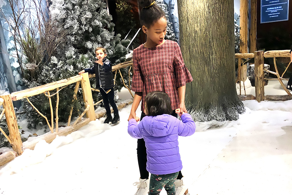 Grab a friend and hit the ice at Bloomingdale's new indoor rink. 