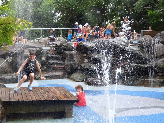 Brooklyn Bridge Park's WaterLab is one of our favorite playgrounds in NYC