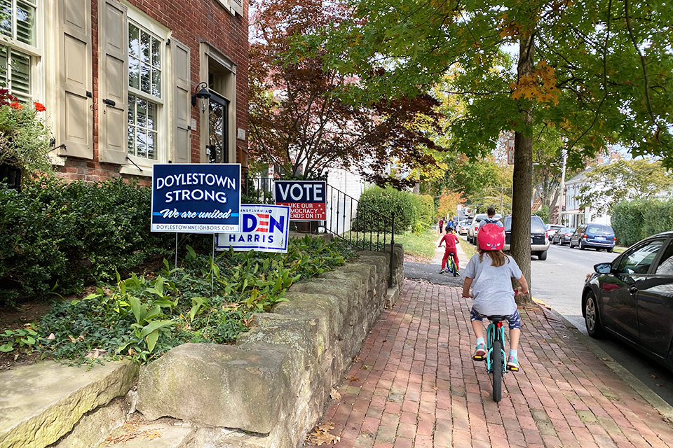 Take a bikde ride through Doylestown. Photo by Rose Gordon Sala
