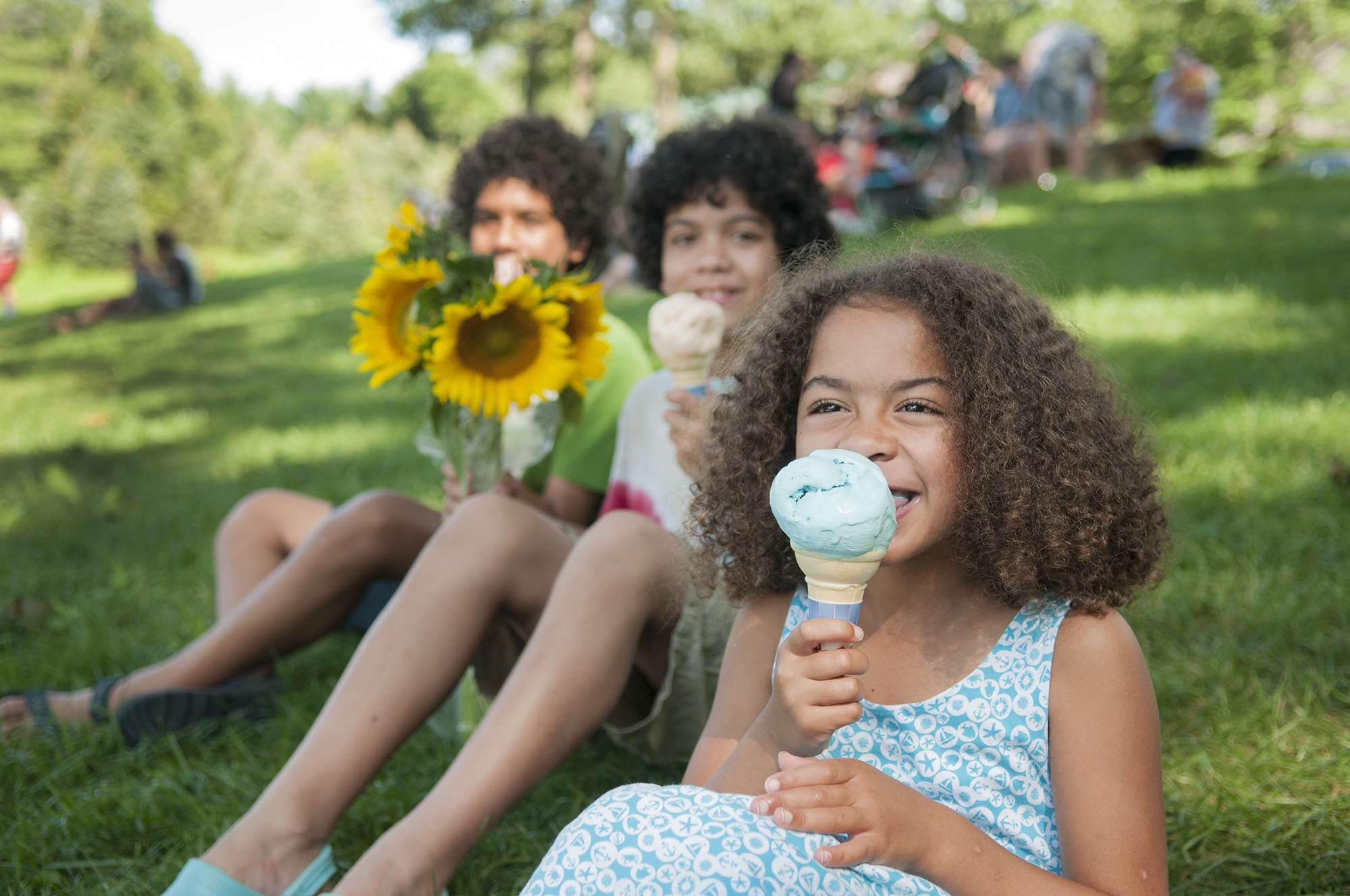 Buttonwood Farm serves up ice cream, sunflowers, and fun family entertainment. Photo courtesy of Visit CT