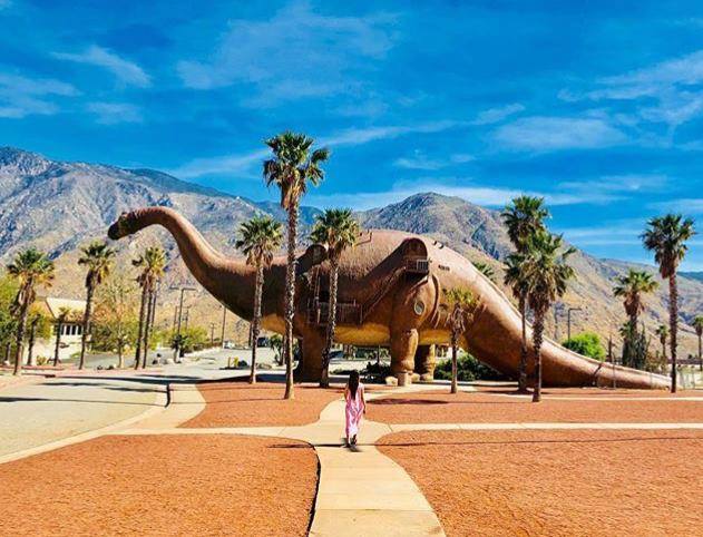 Visit the movie-famous Cabazon Dinosaurs. Photo courtesy of the venue