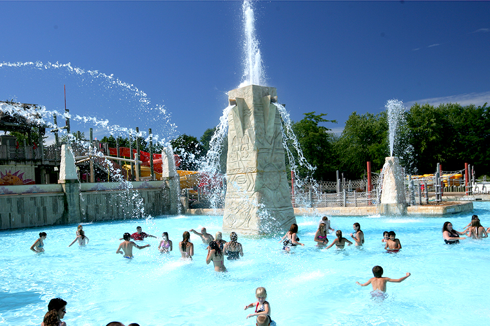 The 100,000-gallon Calypso Springs is Hurricane Harbor's largest expansion since 2000.