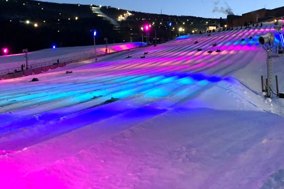 Snow tubing near New Jersey: Camelback