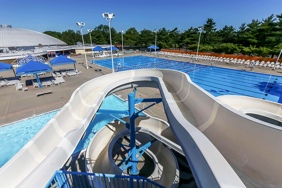Cantigue Park water slide