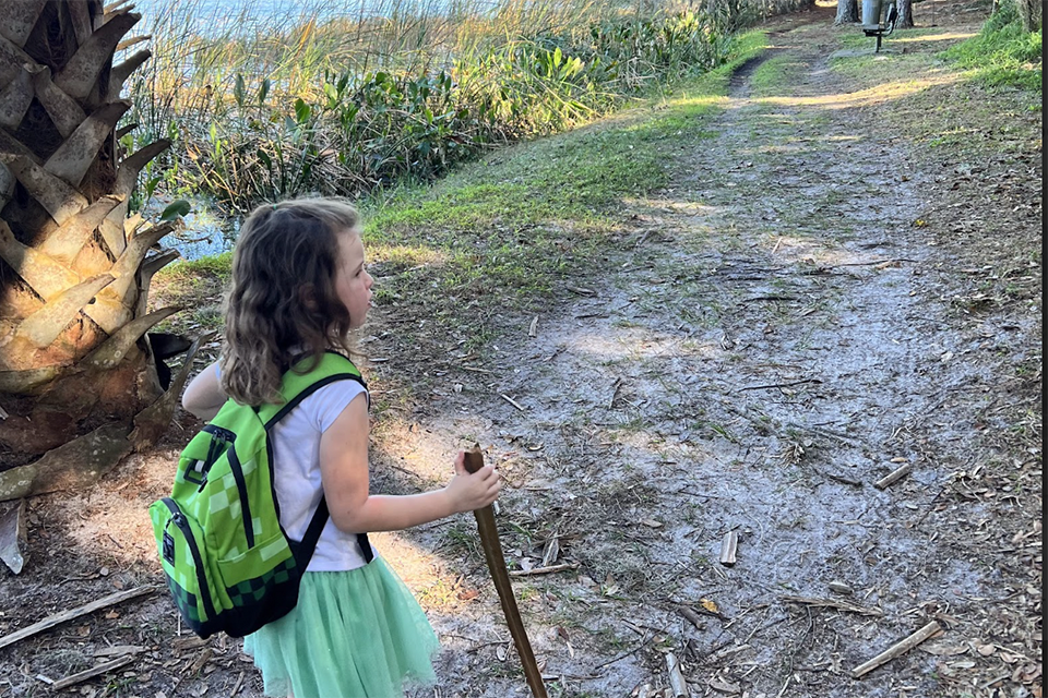 Take the family on a hike to celebrate the new year; several state parks host an annual First Day Hike on January 1. Photo by the author