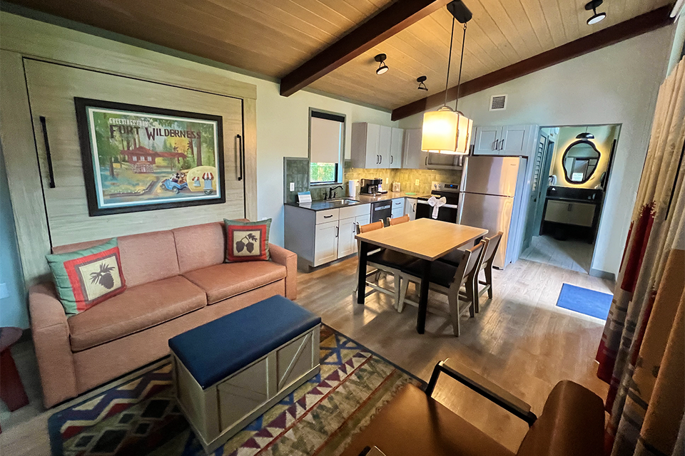  Disney's Fort Wilderness for Woodsy Wonder: Cabin interior