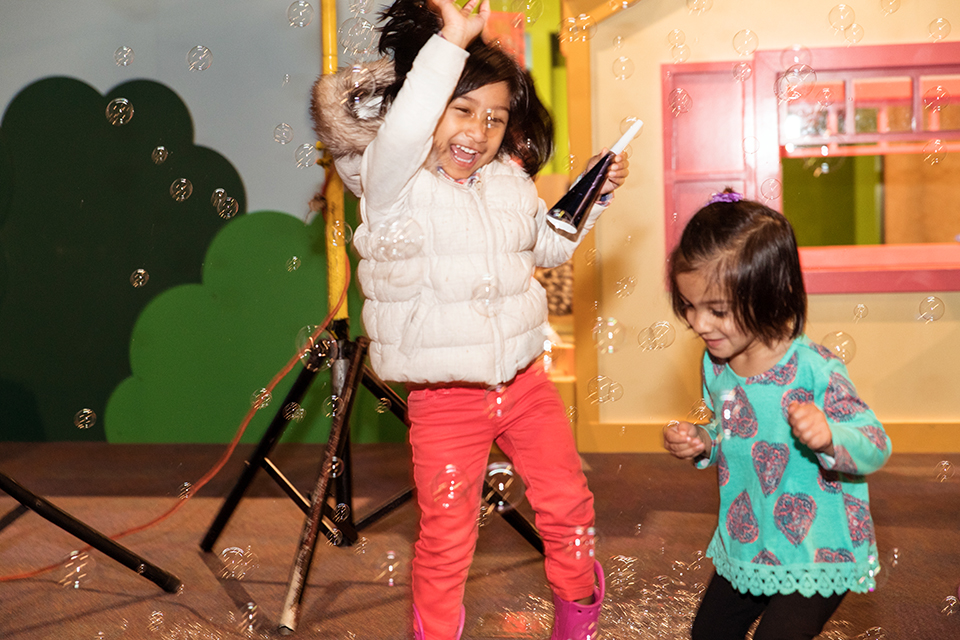 Kids and parents can party into 2025 at the daytime New Year's Bubble Bash at Children's Museum of Atlanta. Photo courtesy of the museum
