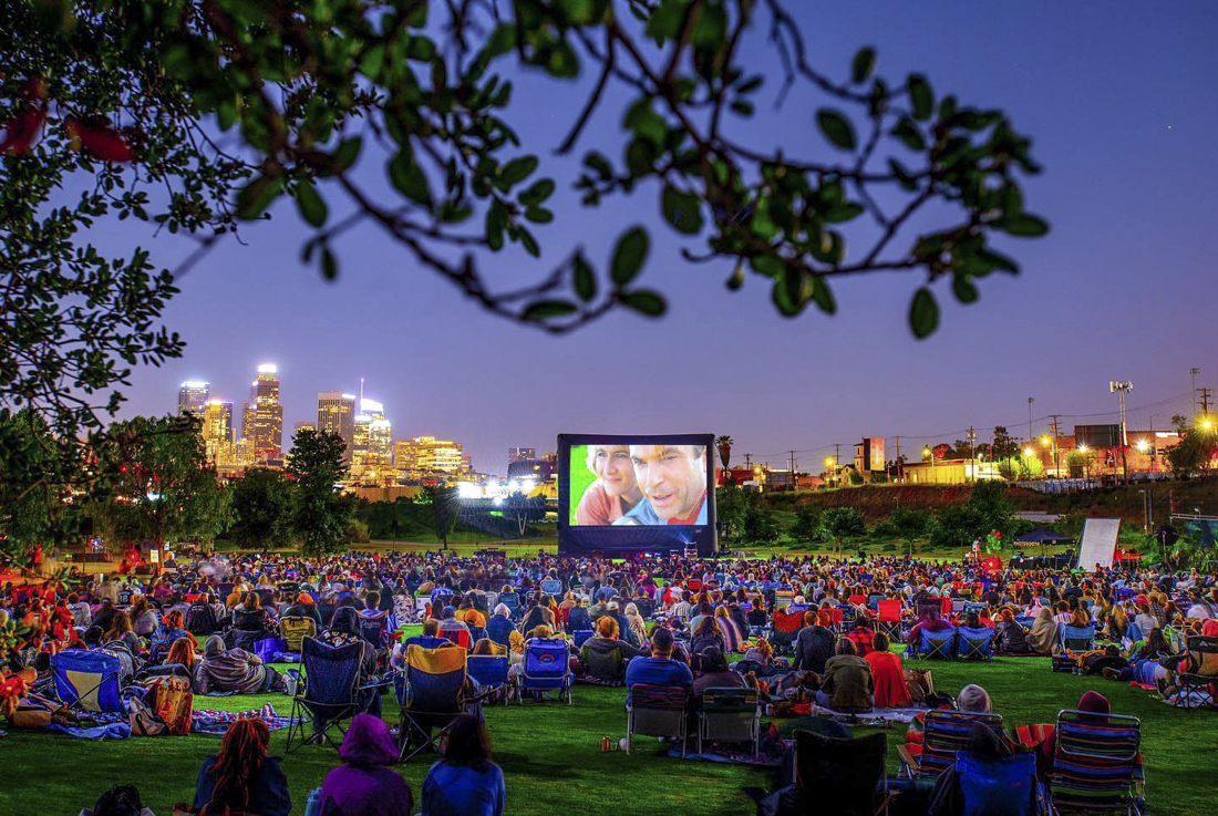 Catch a movie as the stars twinkle and the city lights shine. Photo courtesy of Cinespia