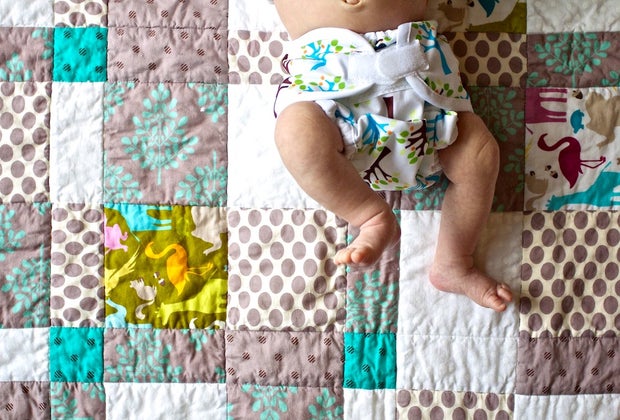Tips for Living More Sustainably Every Day: Use cloth diapers