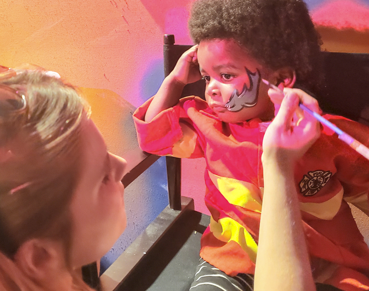 Haunt O' Ween: First face painting ever!