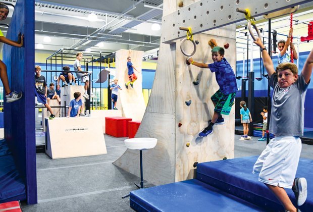 Jump, swing, and have all kinds of fun at these kids birthday party places! Photo courtesy of Chelsea Piers Connecticut