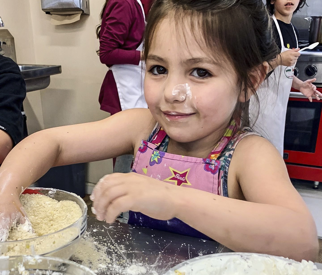 Cooking classes are a fun way to make some foodie memories. Photo courtesy of Cucina Bambini