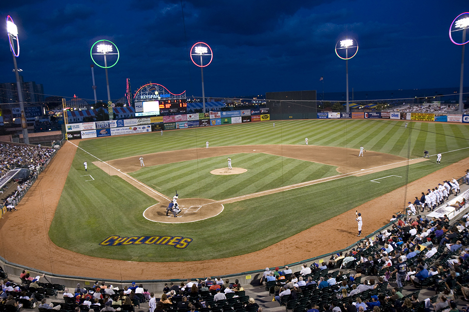 Things to do in Coney Island with kids: Brooklyn Cyclones Game