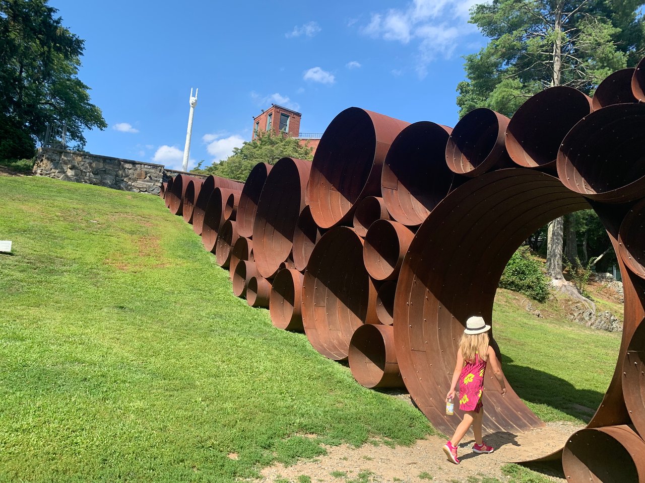 The grounds of the deCordova Sculpture Park are open again, with timed ticketing. Photo courtesy of  Kate Dowling