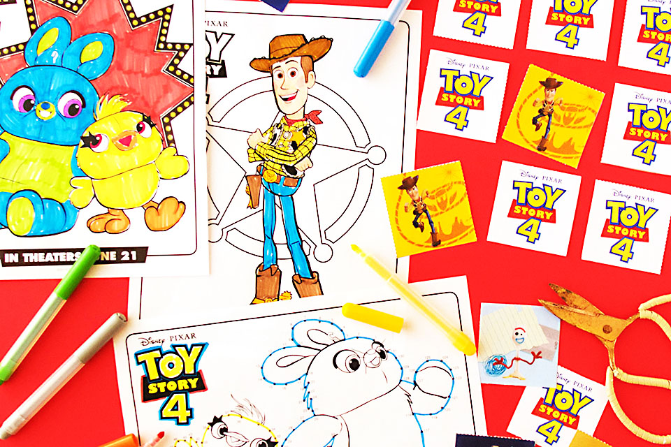 Coloring pages of all your favorite characters from Disney, like Woody from Toy Story.