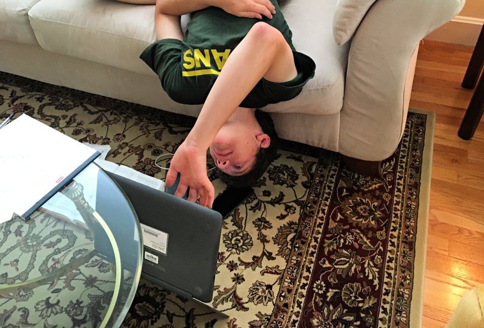 Pick whatever seat (or angle) you choose for online learning.