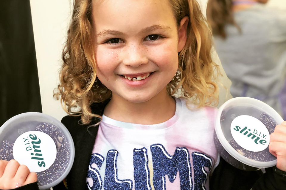 It's a kid's dream come true: a space solely dedicated to making slime!