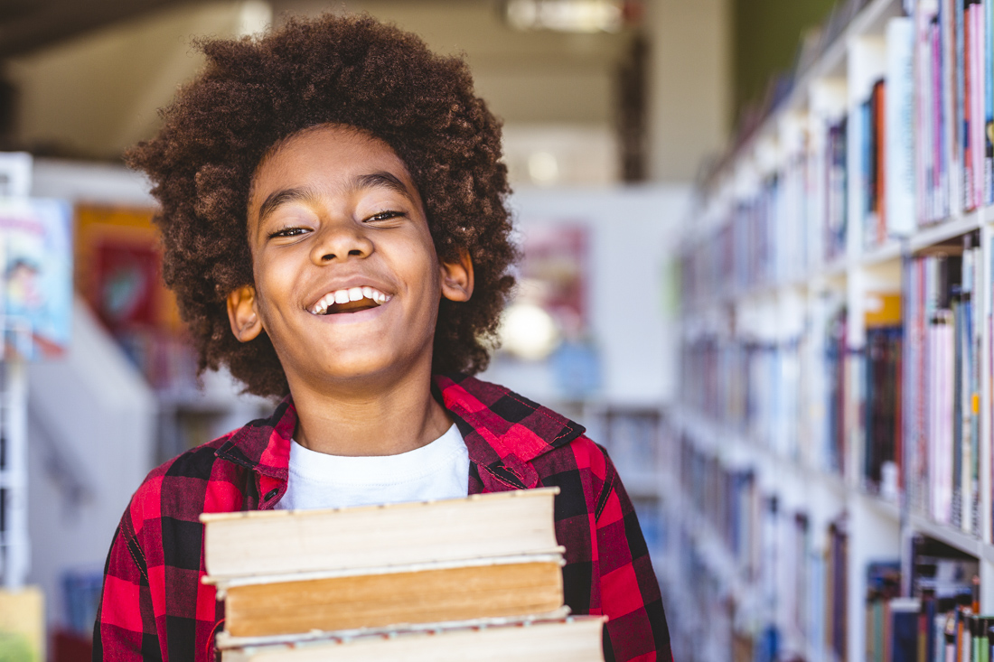 Why are all the books in the library the same color? (Find out below...)