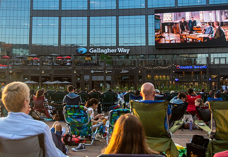 Enjoy movies with the family this summer! Photo courtesy of Gallagher Way