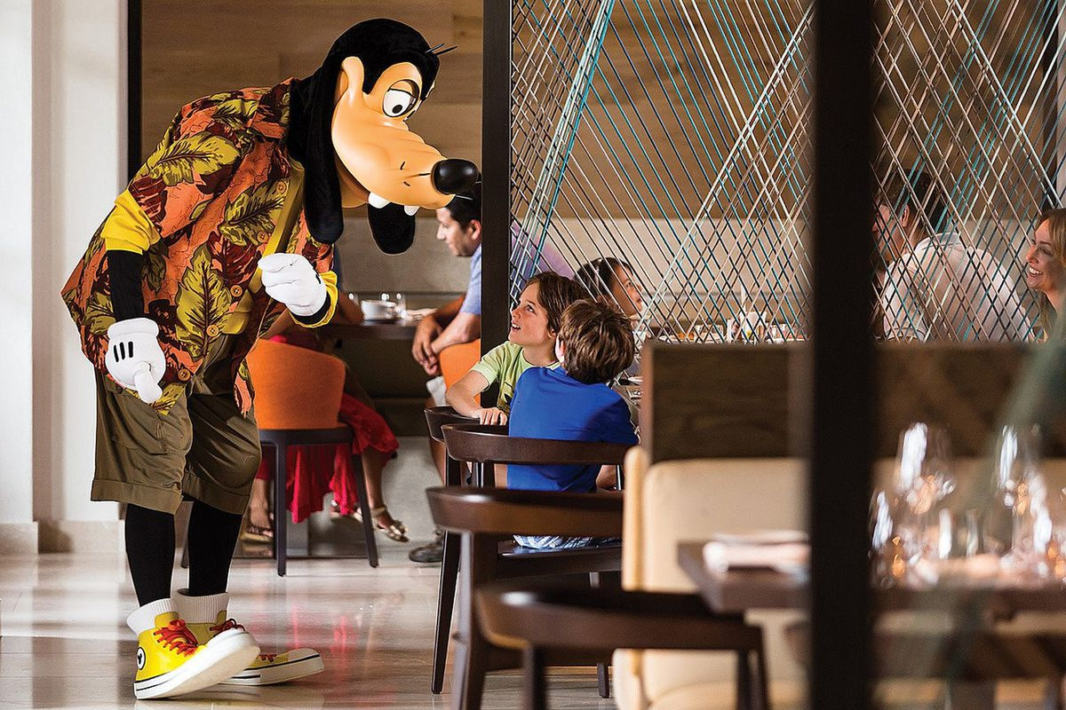 Start your day with breakfast with Goofy and friends at the Four Seasons Resort Orlando. Photo courtesy the resort