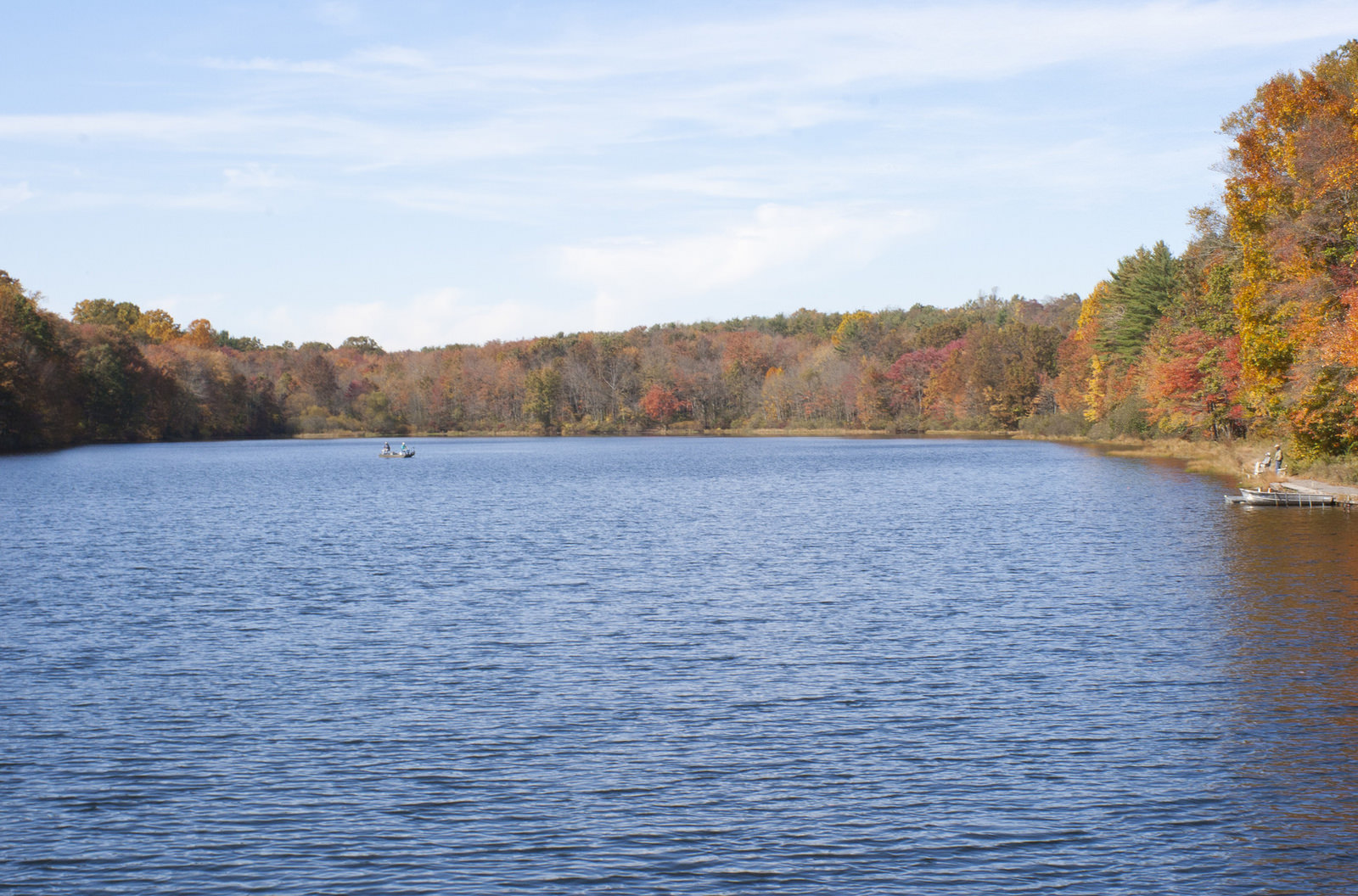 French Creek State Park and its campground offers a beautiful view of the fall colors, Photo courtesy of PA DCNR-Flickr