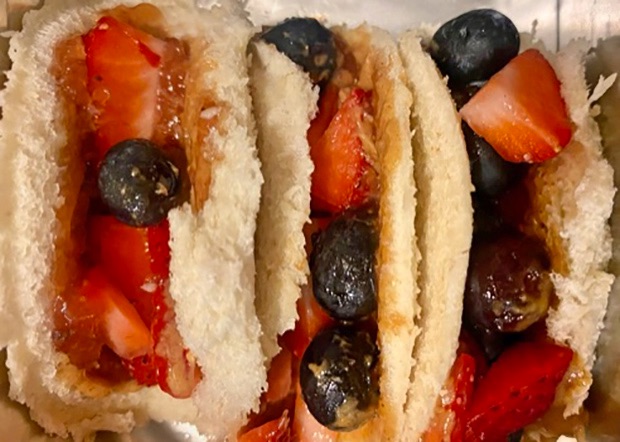 100 School Lunch Ideas for Kids: PBJ Tacos