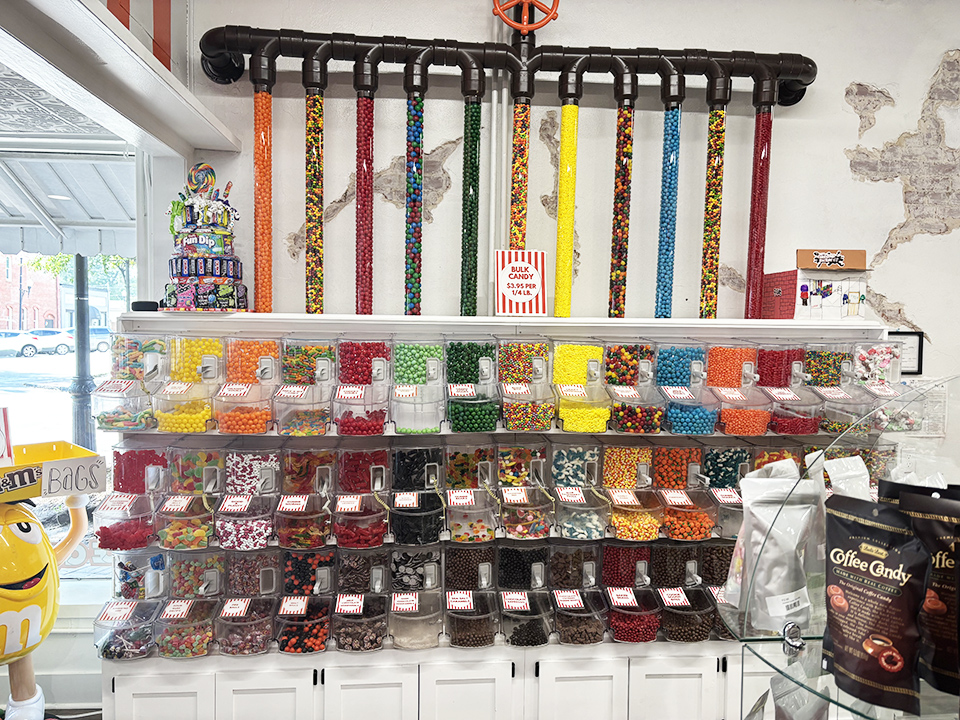 Newnan's own Georgia Chocolate Factory welcomes hungry visitors with all things sugary! Photo by author