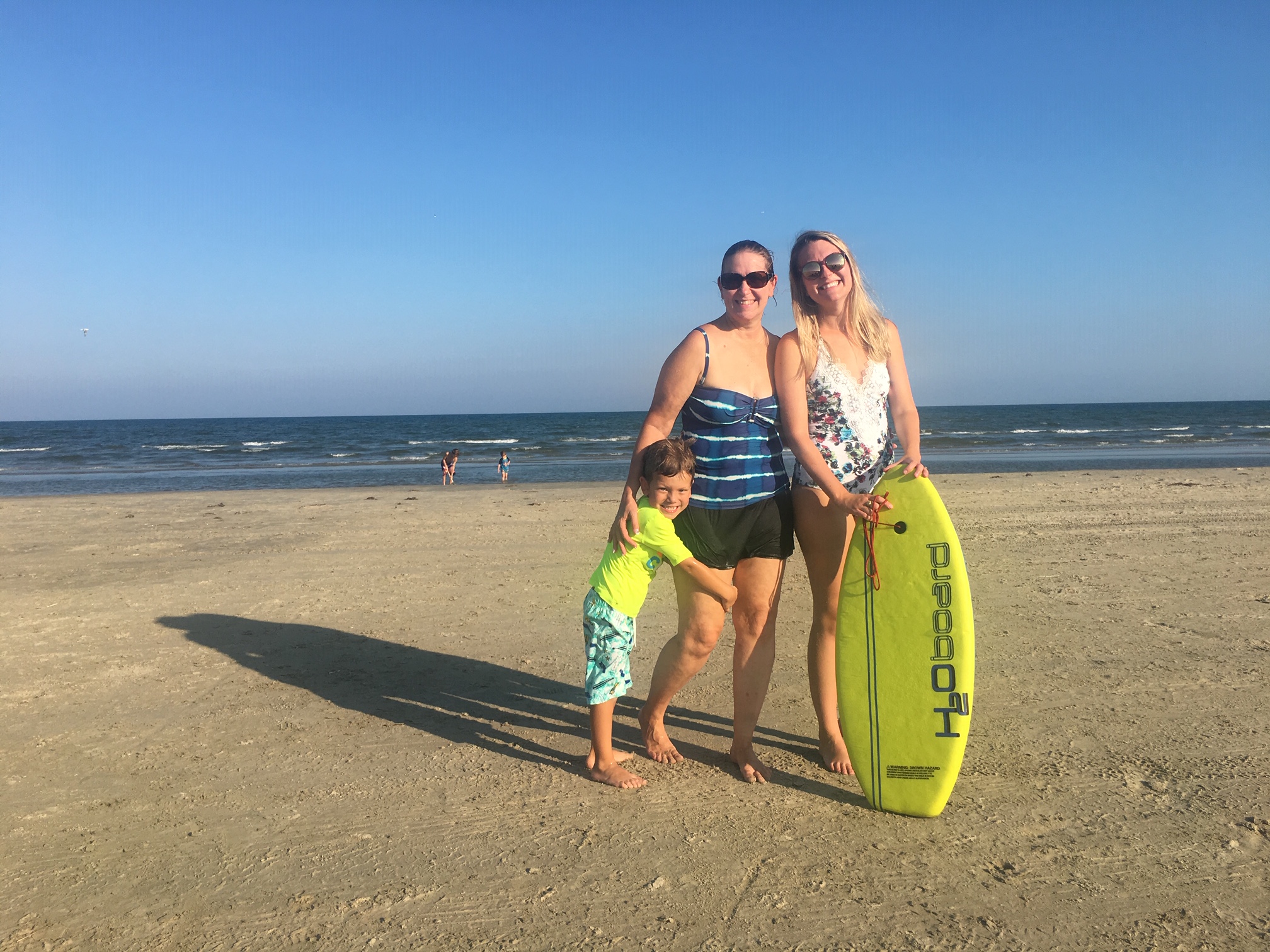 Family fun at Stewart Beach in Galveston. Photo by Carrie Taylor/Mommy Poppins