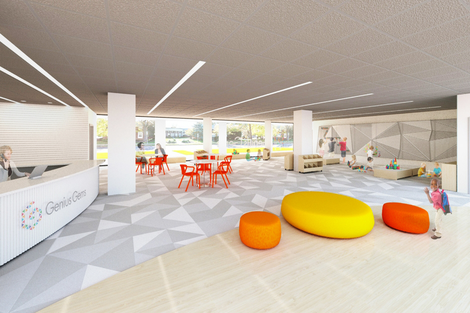 Architect's rendering of the brand-new Genius Gems space in Millburn.