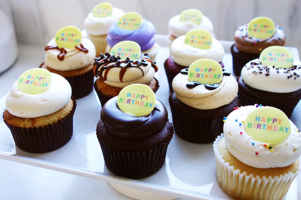 Cake, Cupcake, & Cookie Delivery Services: Georgetown happy birthday Cupcakes