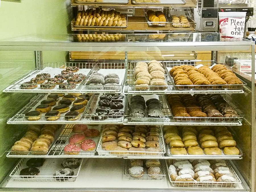 Image of display at Goody Good Donuts - Best Fall Day Trips from Boston