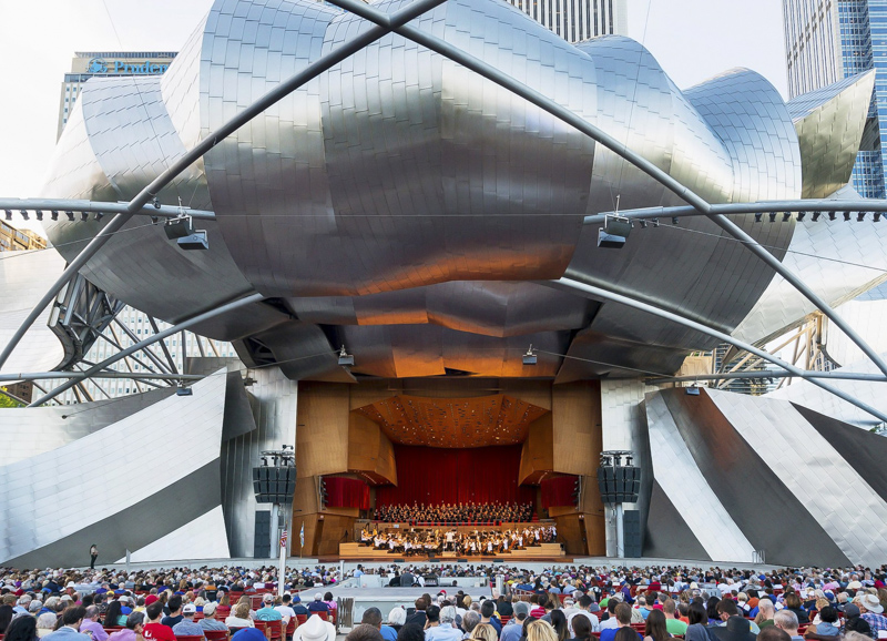 There are plenty of free outdoor music opportunities in Chicago this summer. Photo courtesy of the Grant Park Music Festival