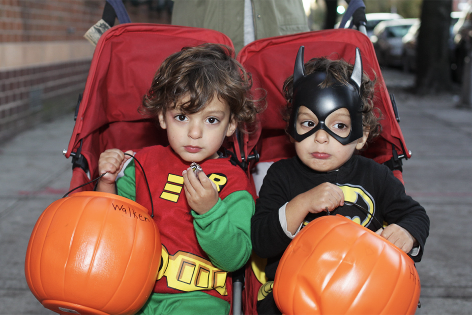 Kids' Halloween Costume Ideas: Batman and Robin