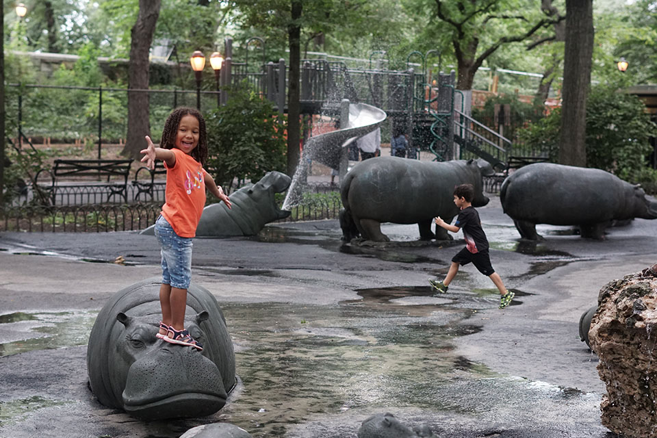 Hippo Playground is Riverside Park's top destination when it comes to playtime. Photo by Jody Mercier