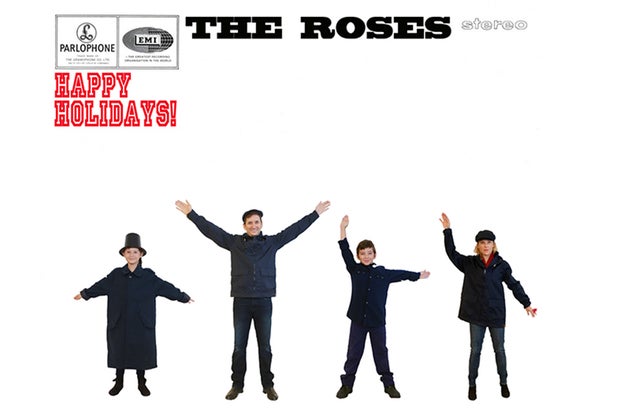 Best Family Christmas Card Photo Ideas: Make an Album Cover, like the Beatles!