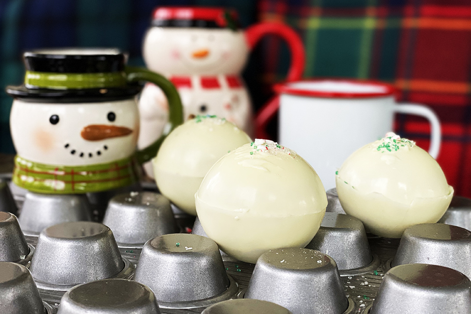 Chicago Winter fun at home Hot Cocoa Bombs