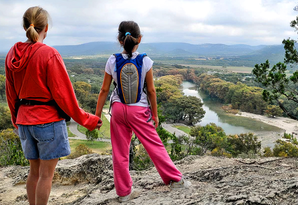 Explore 16 miles of trails, some leading to bird's-eye views. Photo courtesy of Texas Parks & Wildlife