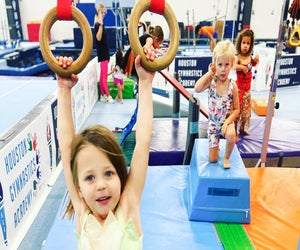 Tumbling camps are popular amongst preschoolers. Photo courtesy of the Houston Gymnastics Academy